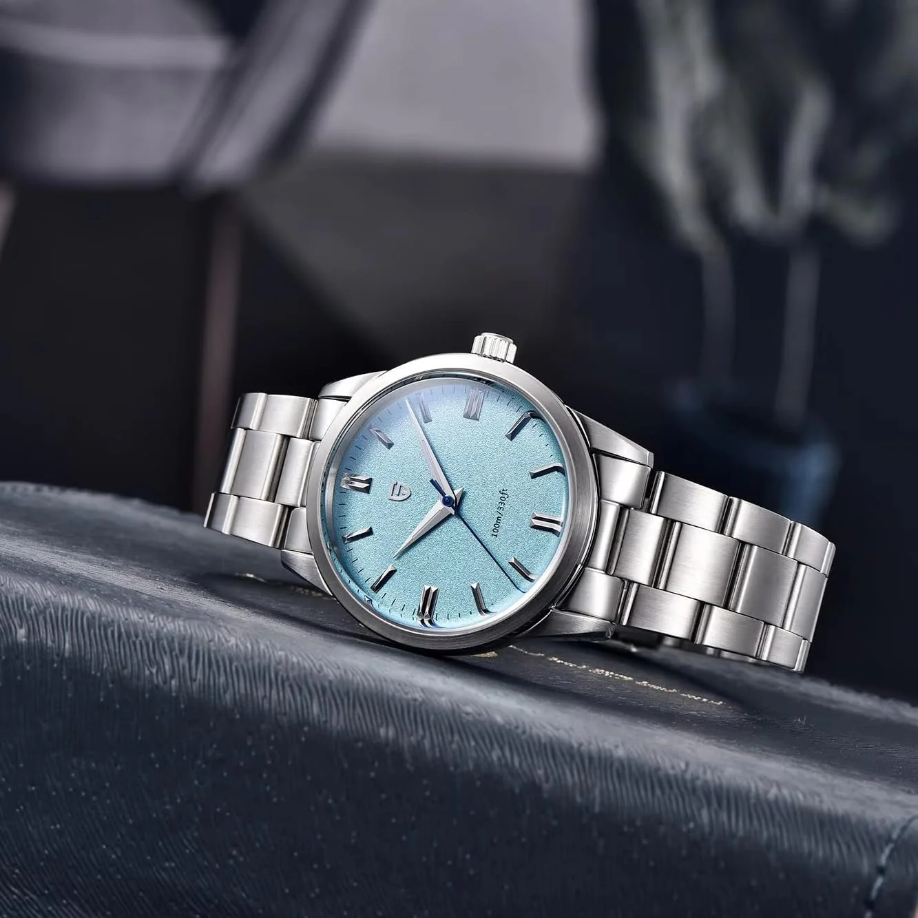 Мужские часы Pagani Design Кварцевый механизм VH31, нержавеющая сталь, водонепроницаемые, сапфировое стекло, классические люминесцентные дайверские часы, фото №6