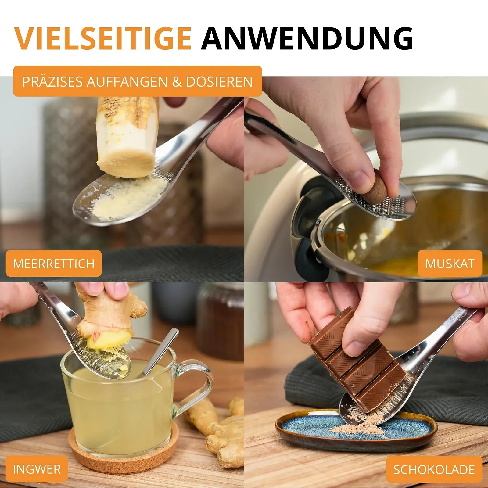 Тертка-ложка Westmark Нержавіюча сталь Сріблястий, фото №4