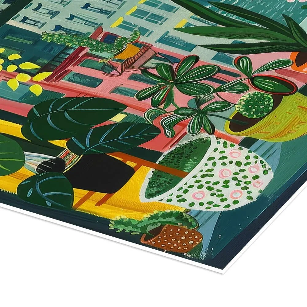 Постер DejaReve New York Through My Plants 70 x 70 см, фото №3