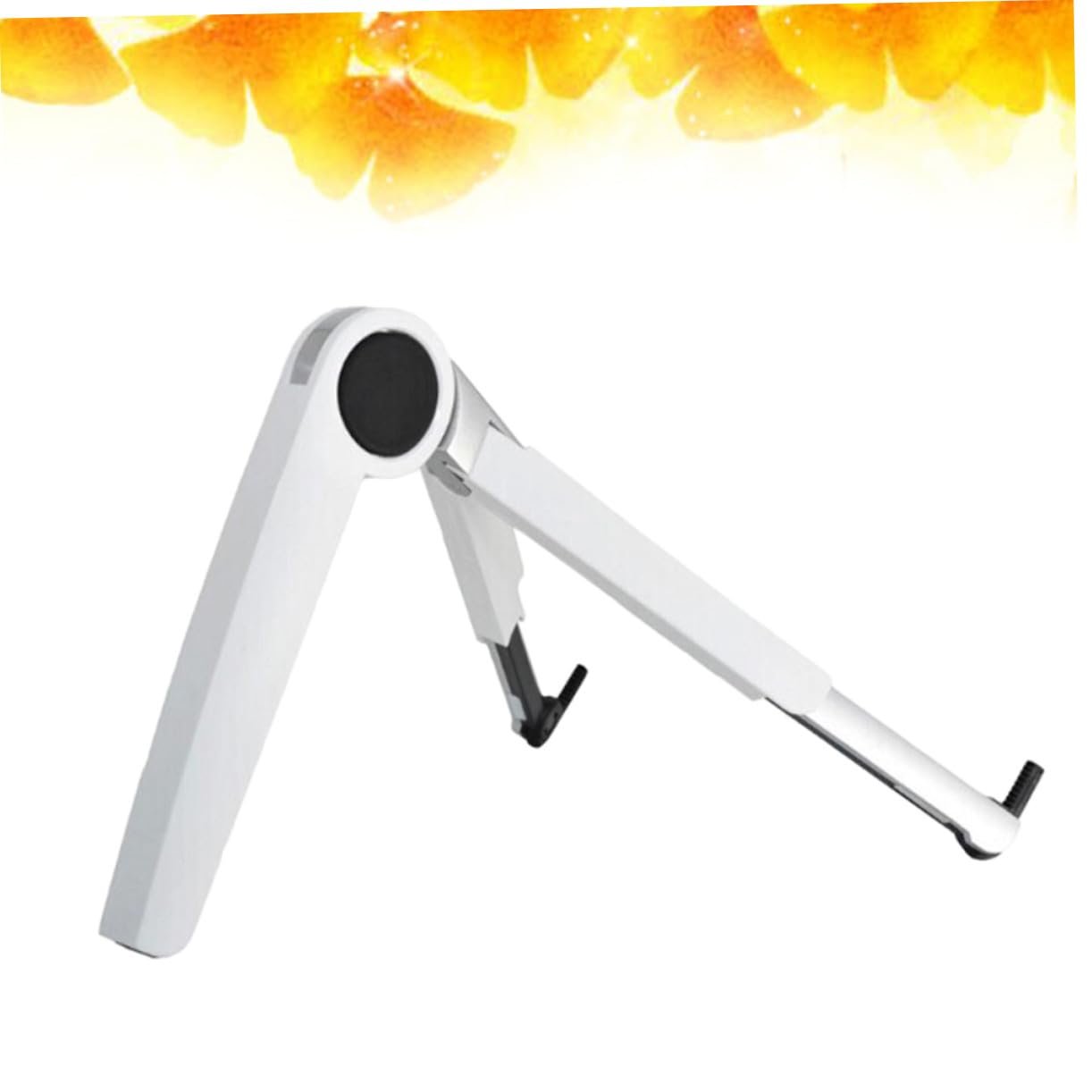 Подставка для ноутбука треугольная из алюминиевого сплава, регулируемая, складная, портативная, для охлаждения, для офиса, дома и путешествий, белая, фото №9