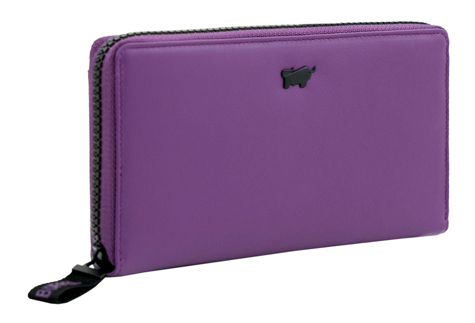 Гаманець на блискавці BRAUN BÜFFEL Capri L Фіолетовий, фото №1