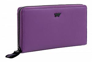 Гаманець на блискавці BRAUN BÜFFEL Capri L Фіолетовий - Фото 1
