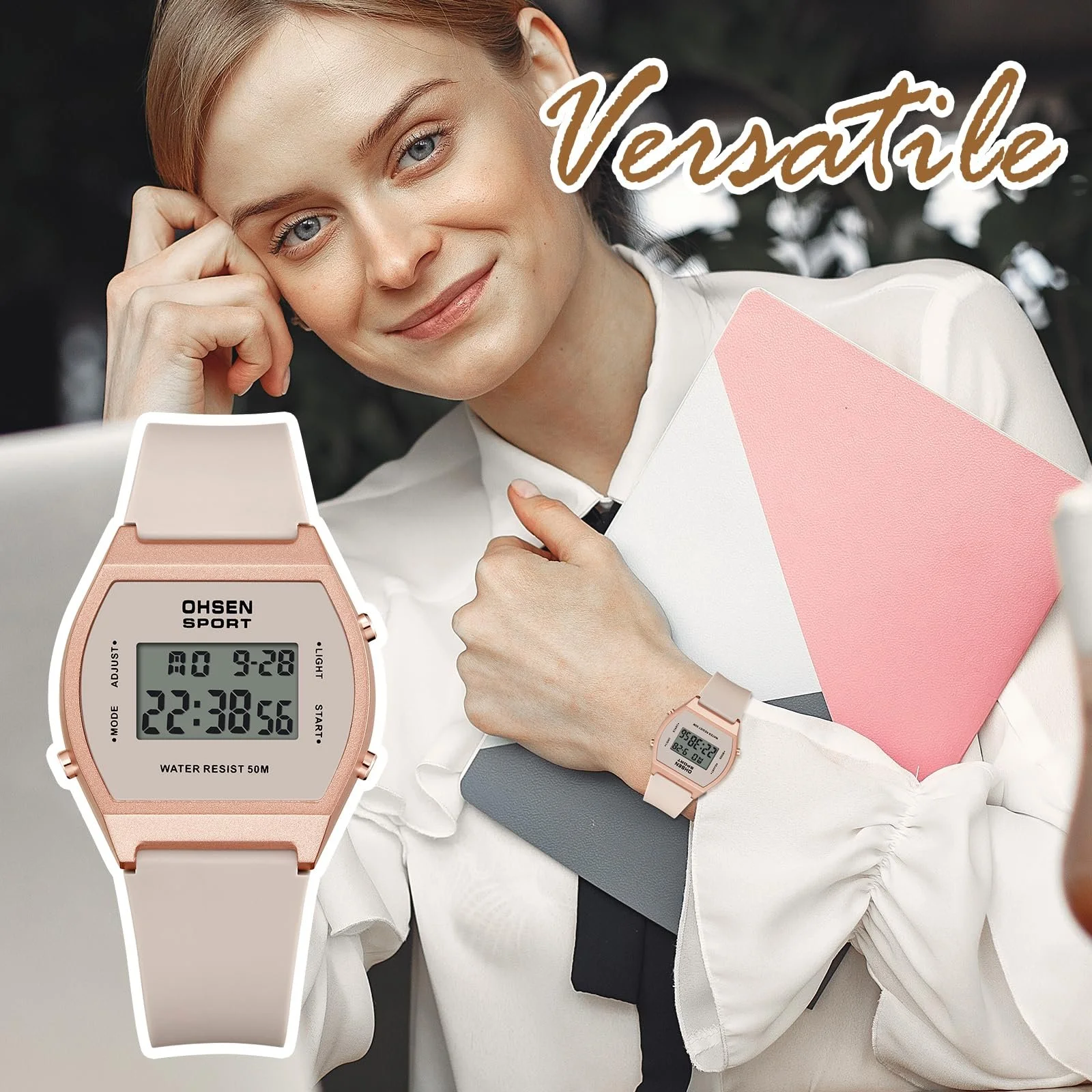 Чоловічий Годинник JewelryWe Цифровий Military Характеристики Чорний, фото №8 Чоловічий Годинник JewelryWe Цифровий Military Характеристики Чорний, фото №8