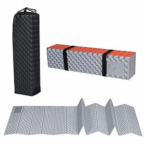 Килимок PATIKIL Closed Cell Foam Інсультований R-Value 2.1 Складаний Легкий для кемпінгу/туризму Помаранчевий - Фото 1
