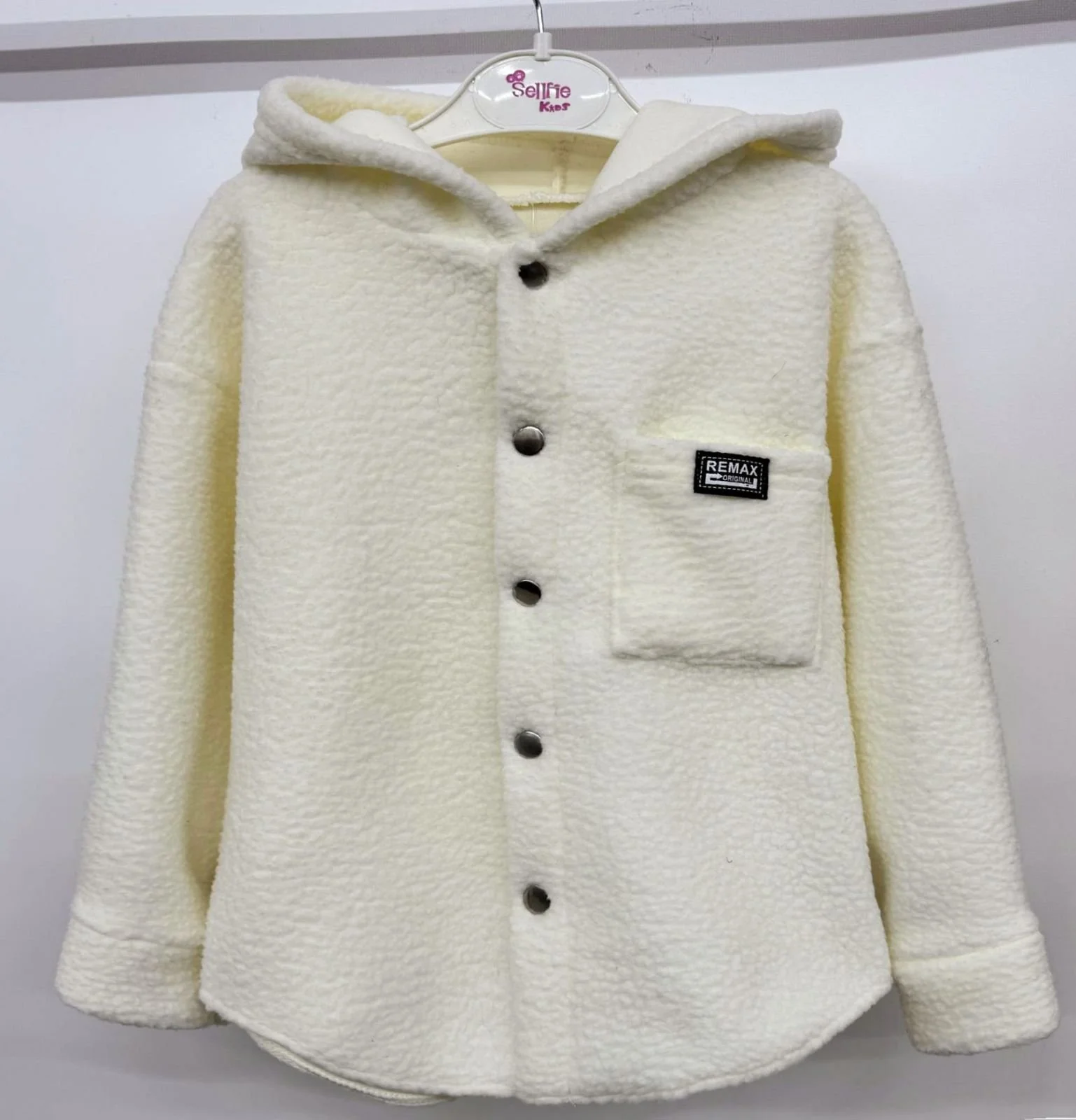 Тёплый джемпер Тедди от 110 до 152 см с капюшоном, фото №5