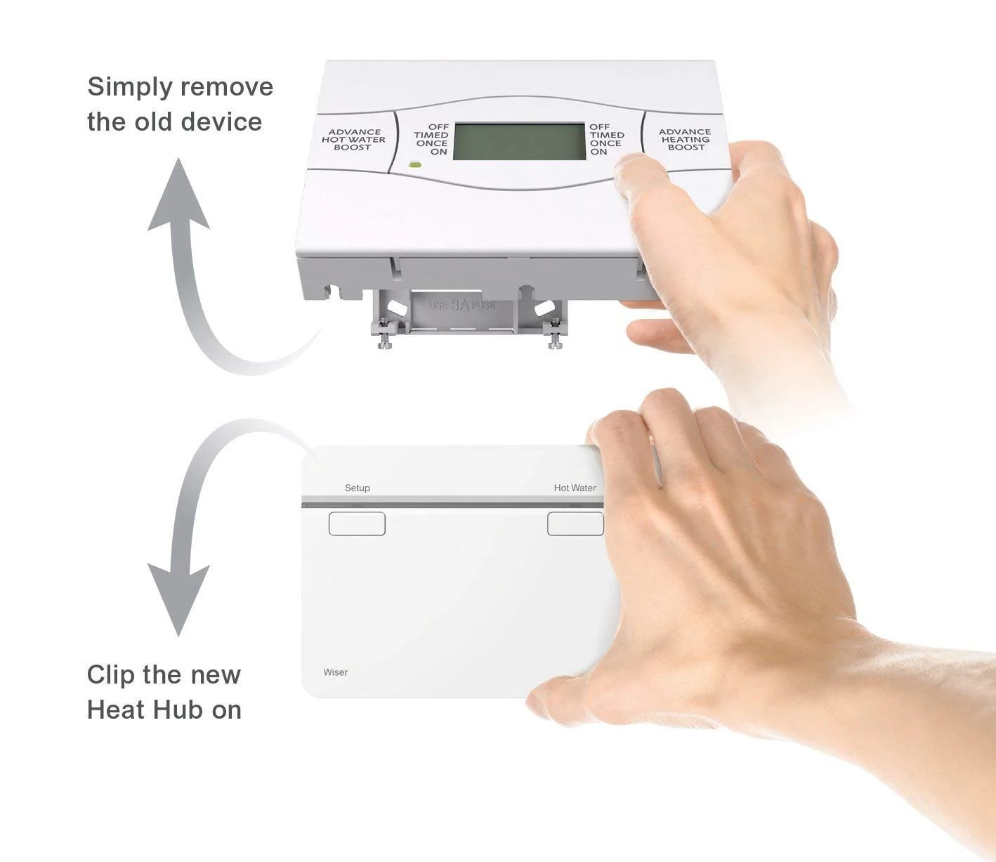 Розумний комплект Drayton Wiser Kit 3 / 2 Зони Опалення + ГВП / Контролер Котла / Wi-Fi / Білий, фото №4