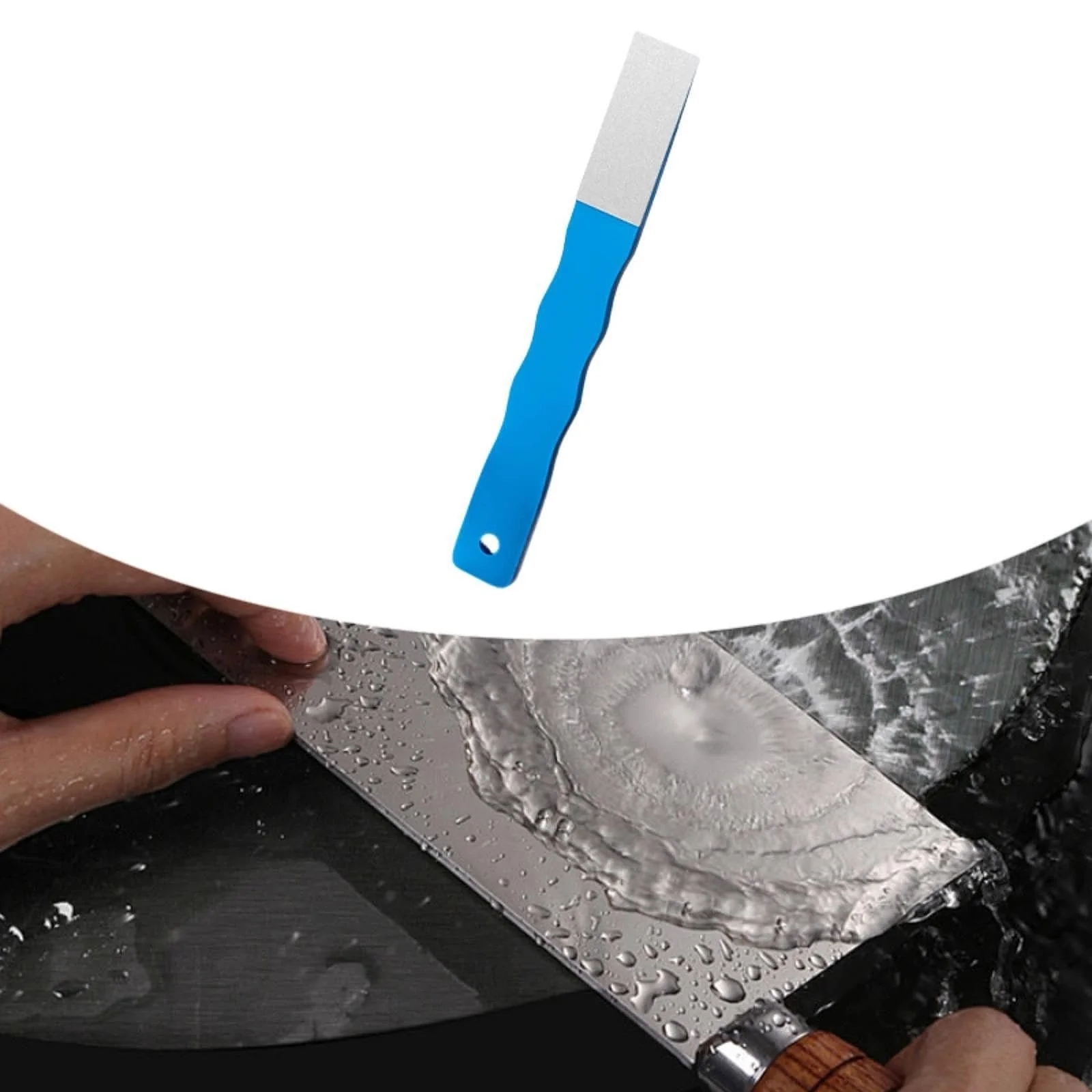 Точилка для ножей MagiDeal грубая зернистость 220 для садовых инструментов синяя, фото №2 Точилка для ножей MagiDeal грубая зернистость 220 для садовых инструментов синяя, фото №2