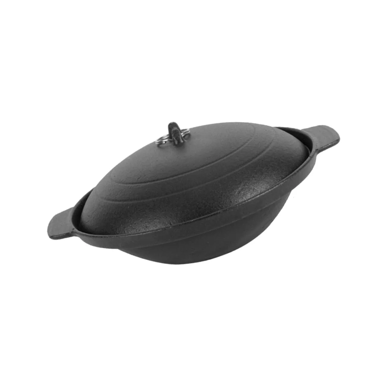 Каструля-кокот Чавунна Термостійка з термоізоляційною ручкою, фото №1