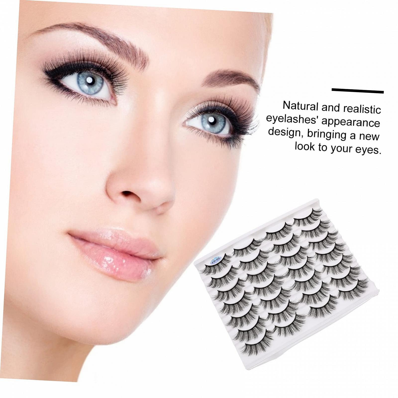 Ресницы Angoily 8 Boxes 5D No Glue Reusable Chemical Fibre, фото №2