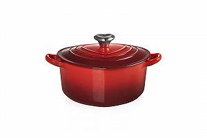 Чавунна Гусятниця для запікання Le Creuset 21401200602455 у формі серця 20 см Cherry Red - Фото 1