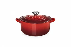 Чугунная форма для запекания Le Creuset 21401200602455 в форме сердца 20 см Cherry Red - Фото 1