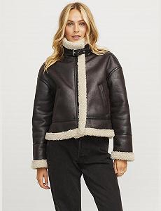 Куртка JJXX Jxyolanda Pu Shearling JKT OTW Женская synthetic.ua - Фото 1