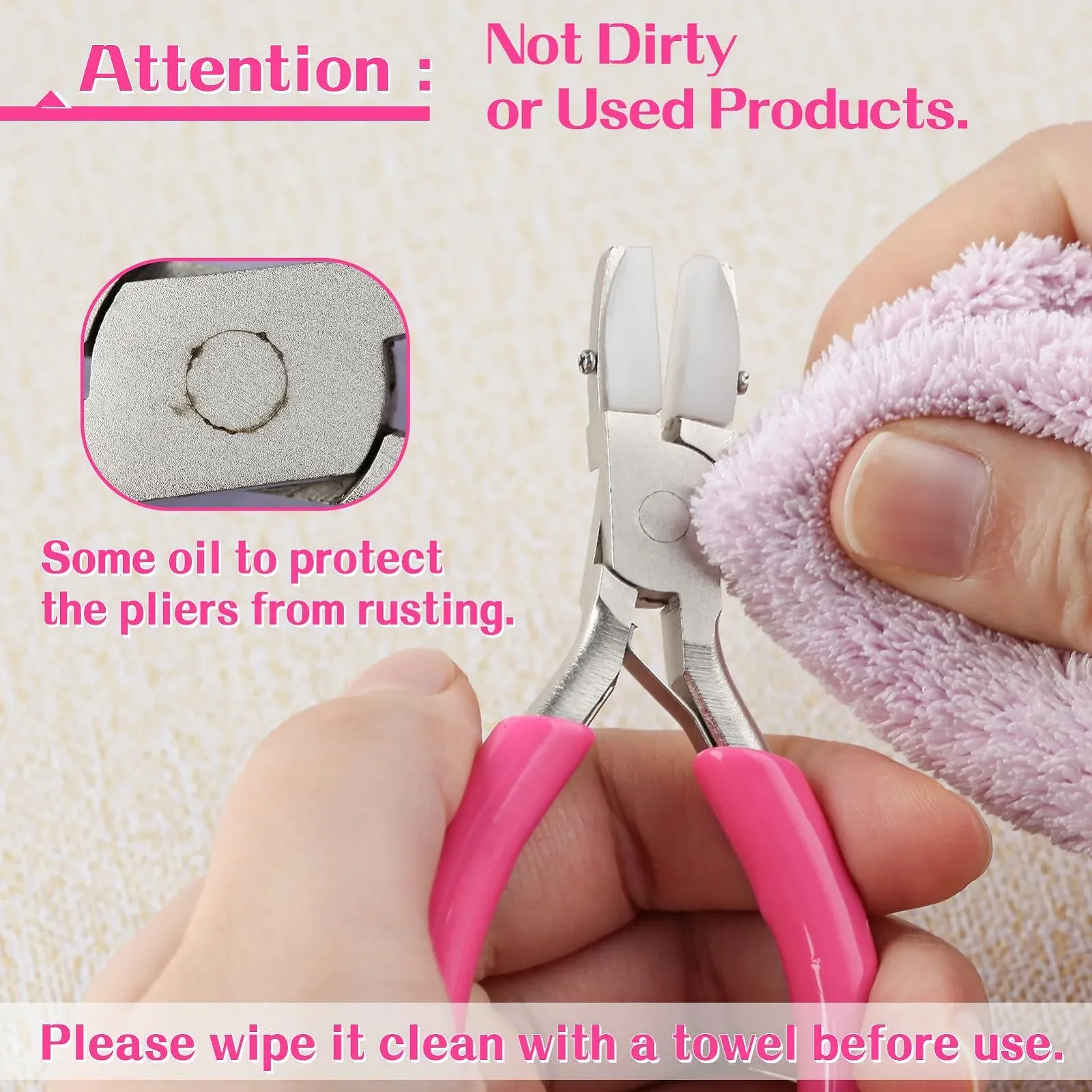 Плоскогубцы SPEEDWOX с двойными нейлоновыми губками для изготовления ювелирных изделий, фото №7