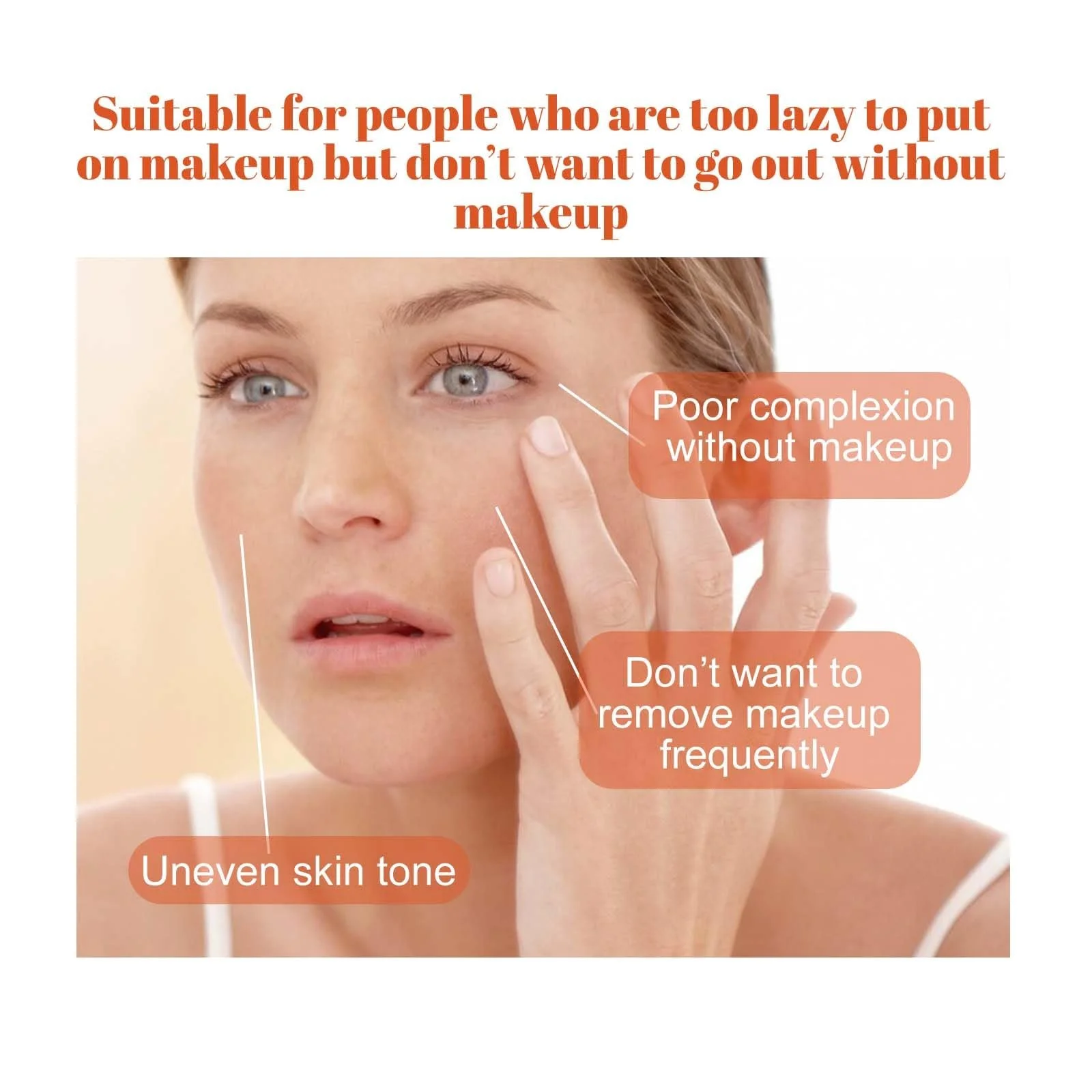 Консилер Зволожуючий, Освітлюючий Крем для вирівнювання тону шкіри (2 шт, 50 г), фото №4