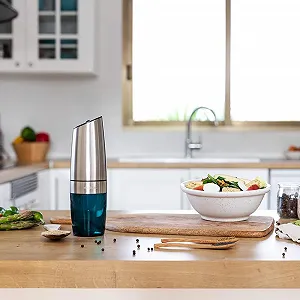 Електричний млин Cecotec InstantMill Gravity, корпус з нержавіючої сталі з гравітаційною функцією synthetic.ua - Фото 1