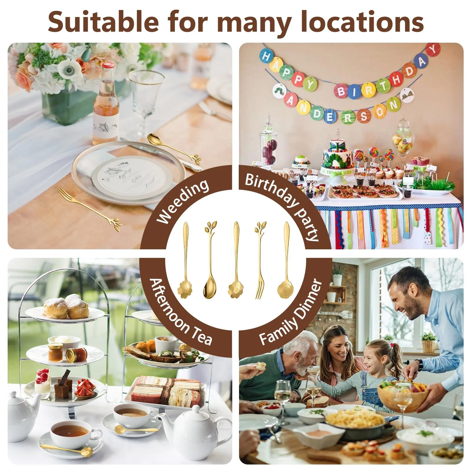 Ложка кавова JINGIHE 20 шт., з нержавіючої сталі, фото №5