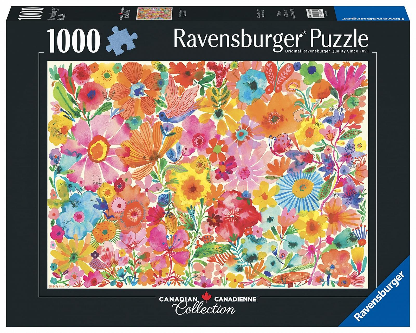 Пазл Ravensburger 2D Квітуча краса 1000 елементів, фото №1 Пазл Ravensburger 2D Квітуча краса 1000 елементів, фото №1