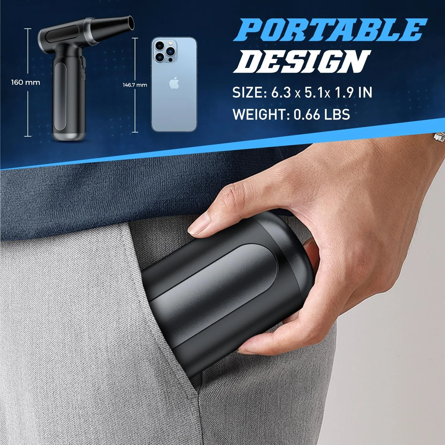 Аккумуляторная воздуходувка MegaFlow50 110000 RPM 3 скорости, фото №7 Аккумуляторная воздуходувка MegaFlow50 110000 RPM 3 скорости, фото №7