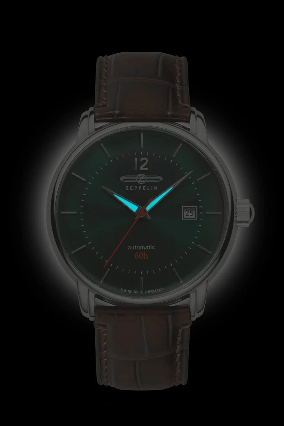 Часы Zeppelin Lz120 Bodensee Мужские Аналоговые Автоматические Кожаный ремешок 8160-4, фото №3 Часы Zeppelin Lz120 Bodensee Мужские Аналоговые Автоматические Кожаный ремешок 8160-4, фото №3