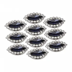 Украшение Стразы GALPADA 10 шт. Темно-синий - Фото 1