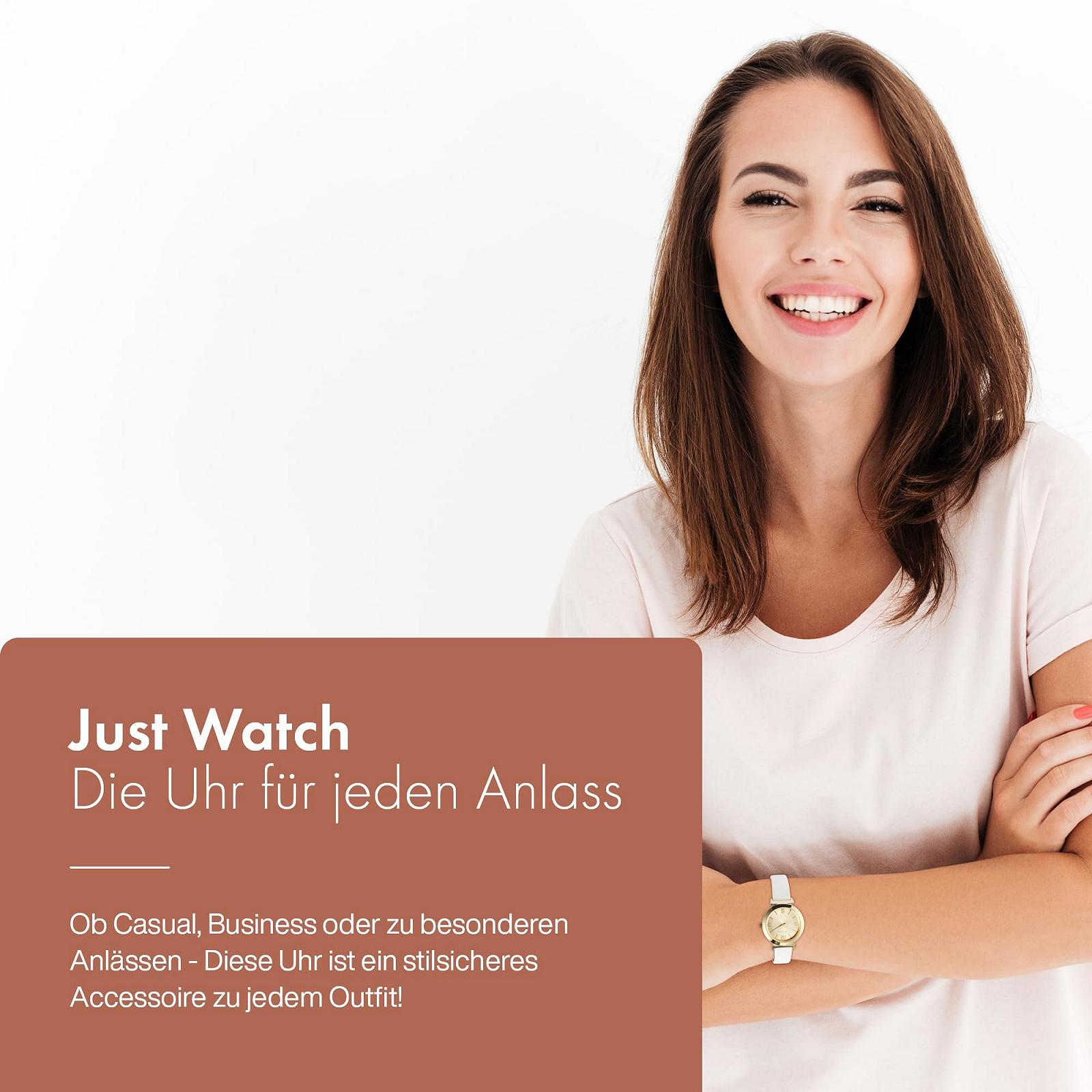 Жіночий годинник Just Watch Rosy JW10001 Шкіра Аналоговий Кварцовий, фото №5 Жіночий годинник Just Watch Rosy JW10001 Шкіра Аналоговий Кварцовий, фото №5