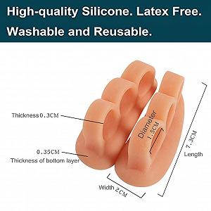 Коректор для пальців ніг Reign, гелевий, 3 петлі, 8 шт synthetic.ua - Фото 1