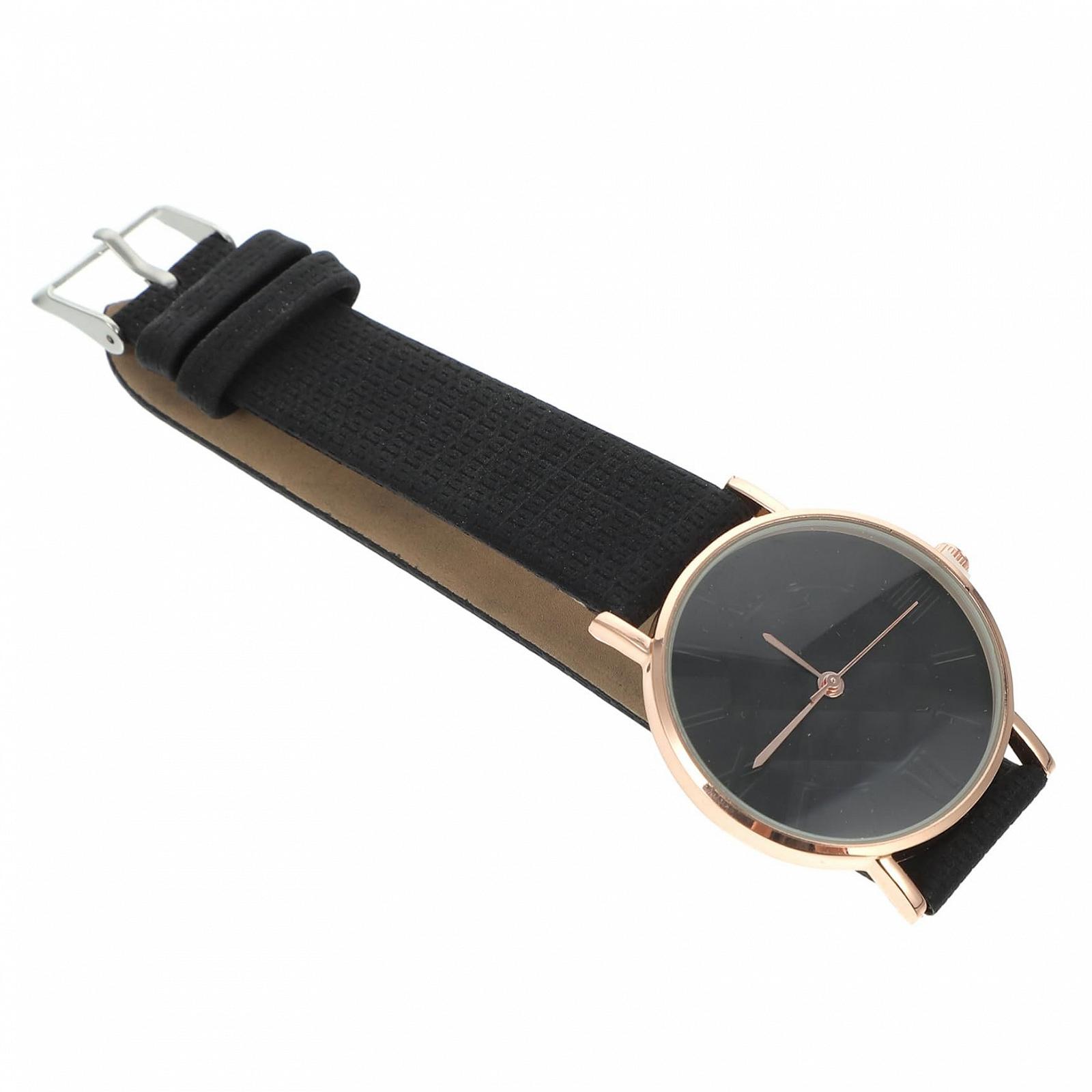 Жіночий годинник LIFKOME Тонкий Годинник з циферблатом Чорний Штучна шкіра, фото №1