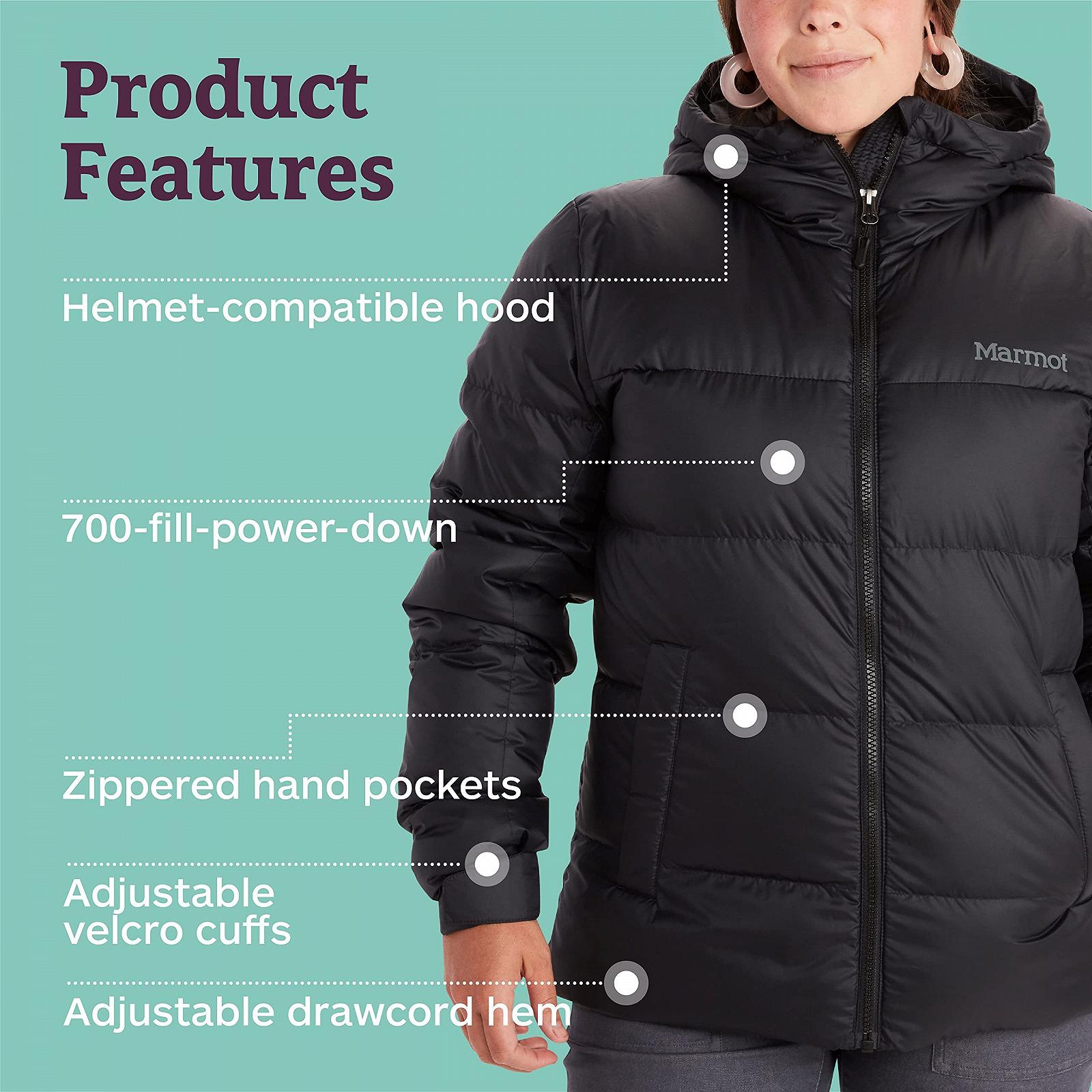 Куртка пуховая Marmot Guides Down Hoody Женская Легкая Утепленная Зимняя Водоотталкивающая Ветрозащитная функциональная С капюшоном, фото №5