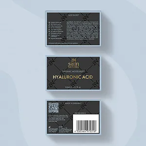 Денний крем Organic Hyaluronic Acid Cream Vegan Anti Wrinkle Anti Aging з алое вера 100 мл synthetic.ua - Фото 1