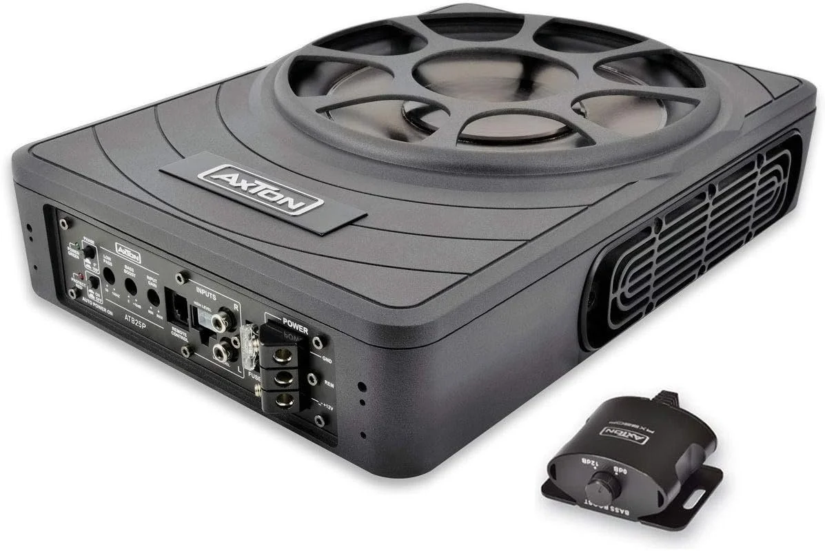 Активний сабвуфер AXTON ATB25P / 10" (25 см) / 180 Вт RMS / Під сидіння Чорний, фото №1 Активний сабвуфер AXTON ATB25P / 10" (25 см) / 180 Вт RMS / Під сидіння Чорний, фото №1