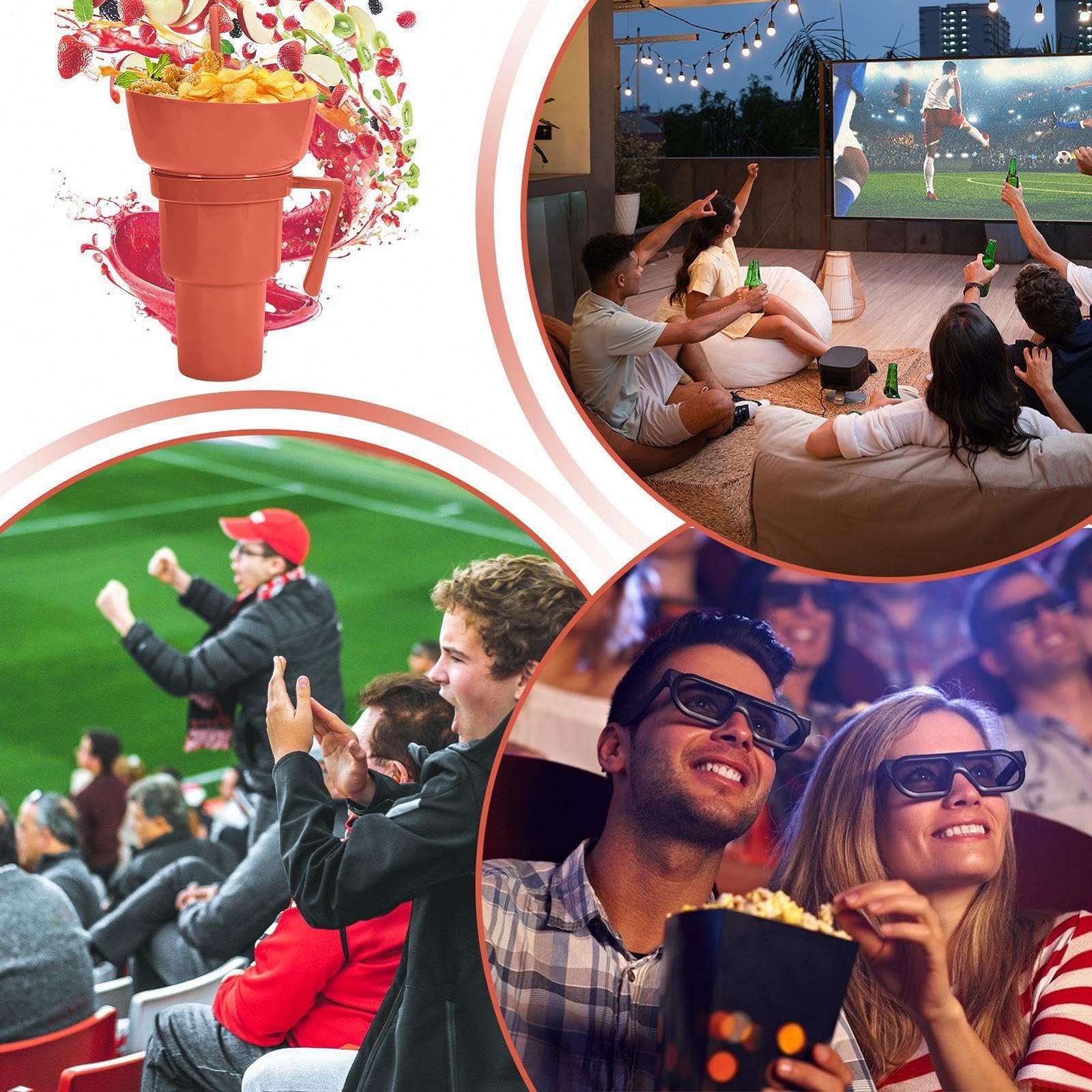 Набір кухоль та миска - дитячий контейнер для снеків, пляшка для пиття з соломинкою, фото №4