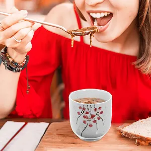 Чаша керамическая для приготовления на пару с подставкой и крышкой термостойкая Белая synthetic.ua - Фото 1