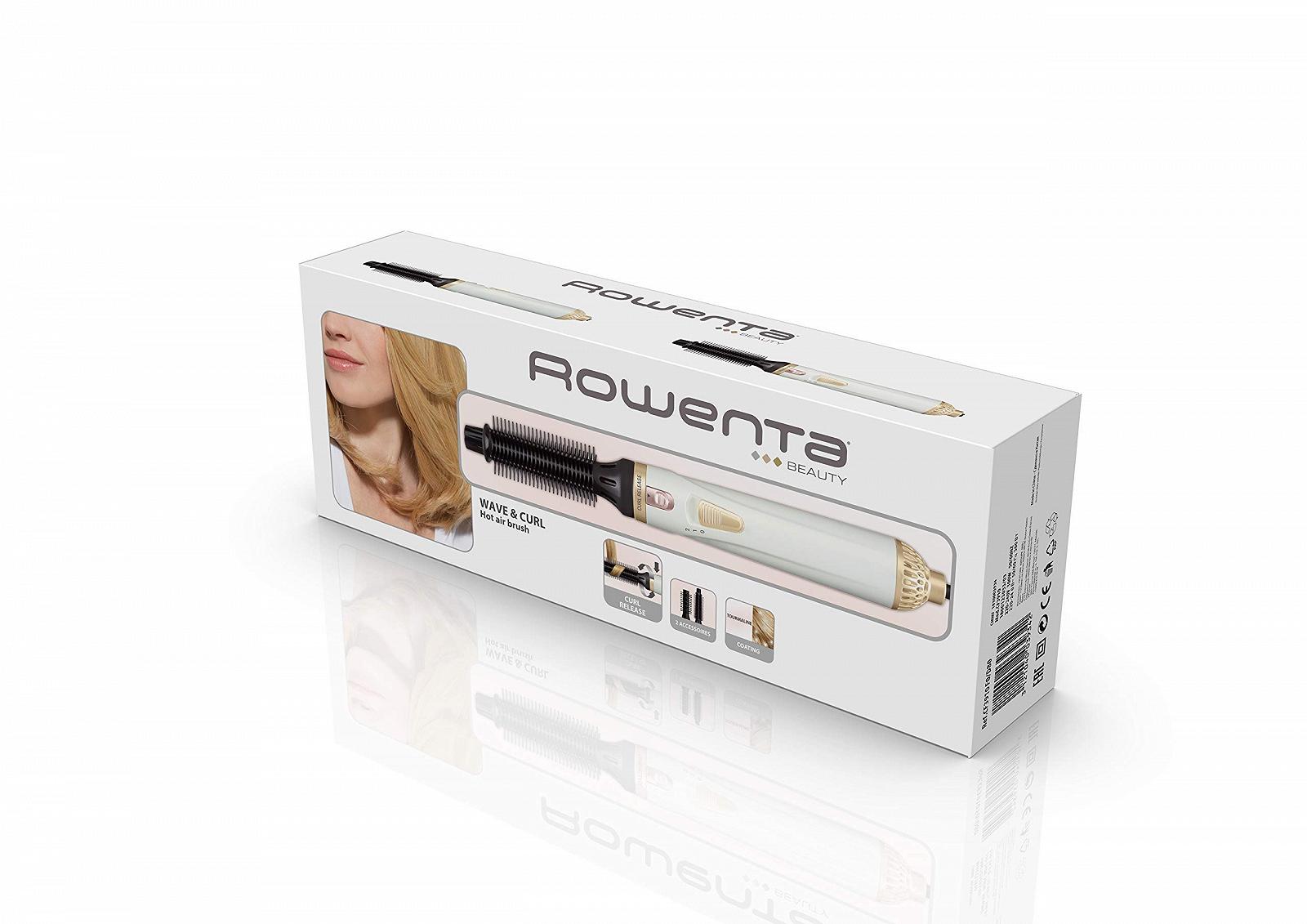 Фен-щетка Rowenta Curl Release CF3910 Ceramic/Tourmaline White, фото №1