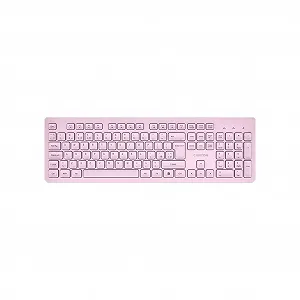 Клавиатура Canyon HKB-W01 Silent Wireless UA Pink (CNS-HKBW01P) - Фото 1