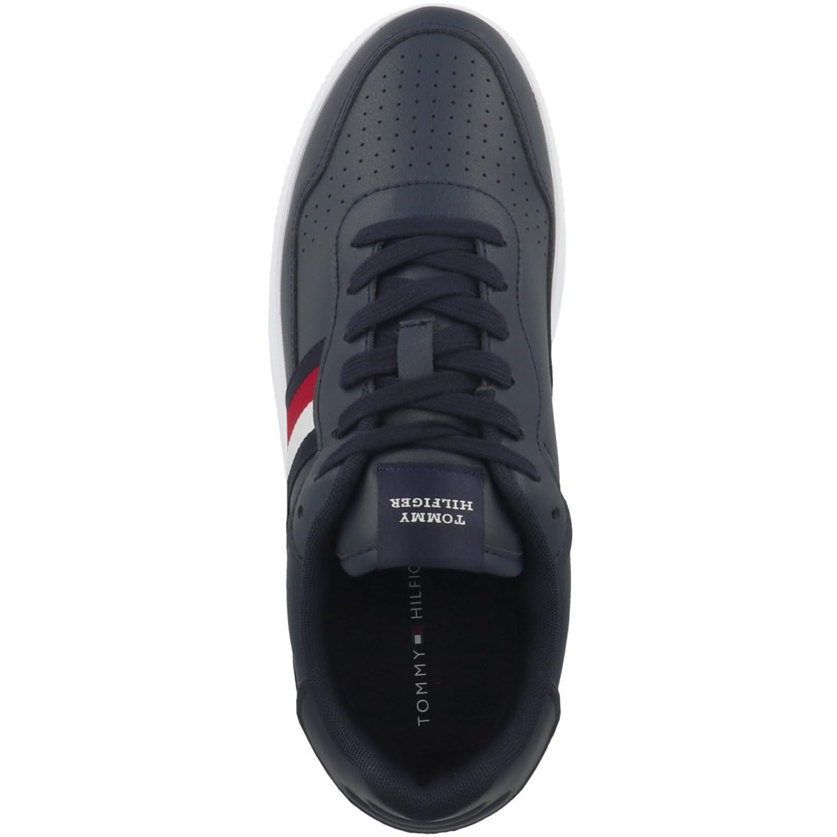 Кросівки Tommy Hilfiger Supercup Low Шкіряні в смужку, фото №2