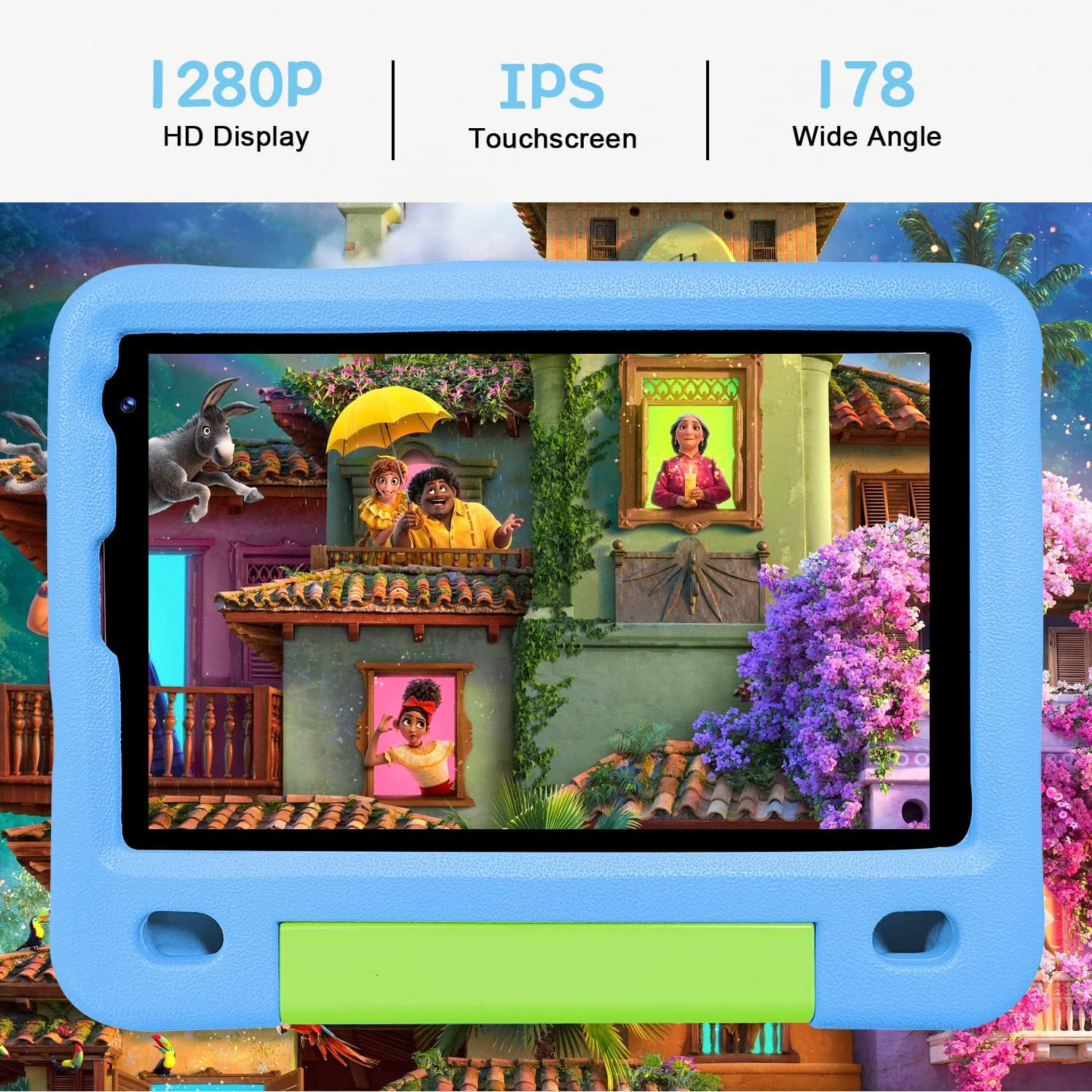 Планшет 8" Duoduogo AS16 4/64Gb 4 ядра Android 12 Синій, фото №3