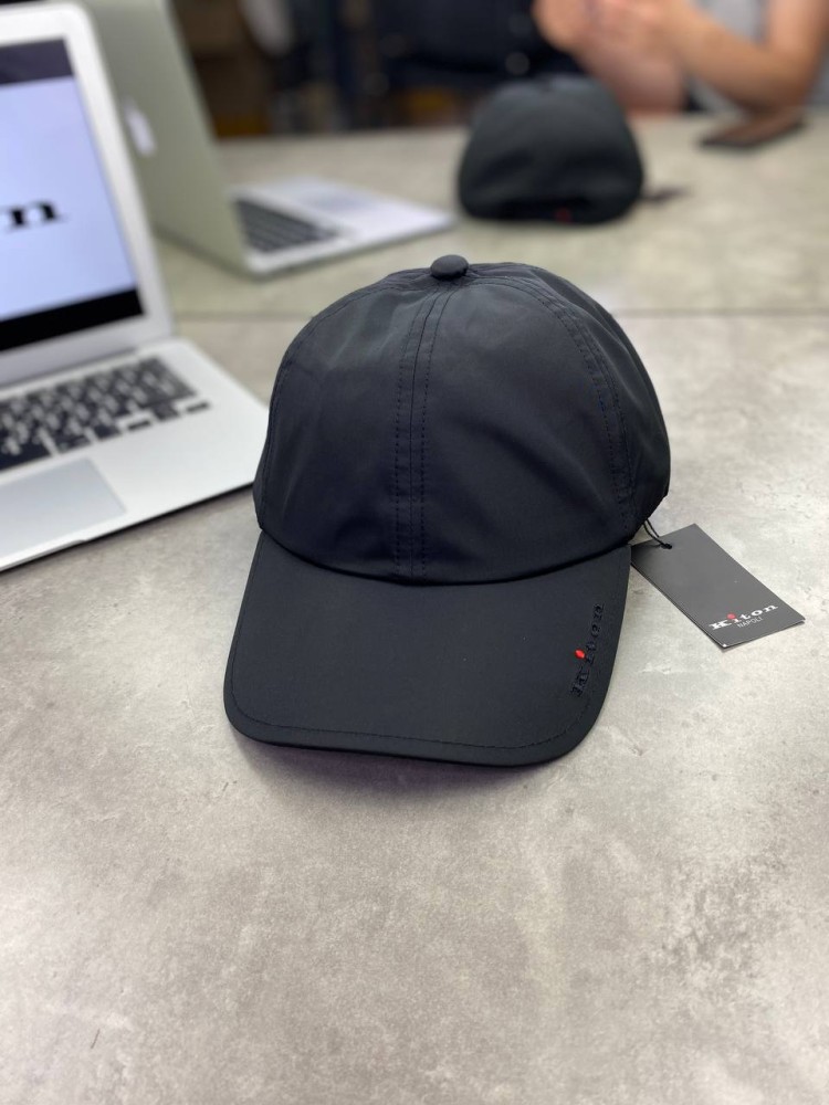 Кепка Kiton черная gu573, фото №7