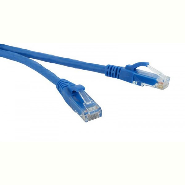 Патч-корд литий UTP RJ45 Cat.5e, 15m синій, фото №2