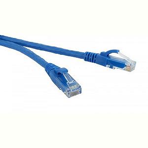 Патч-корд литий UTP RJ45 Cat.5e, 15m синій