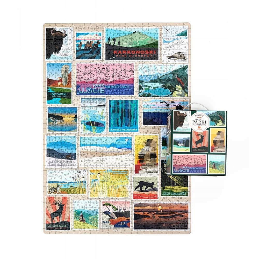 Пазл Puzzlove Sensor Polish National Parks 1000 елементів, фото №3 Пазл Puzzlove Sensor Polish National Parks 1000 елементів, фото №3