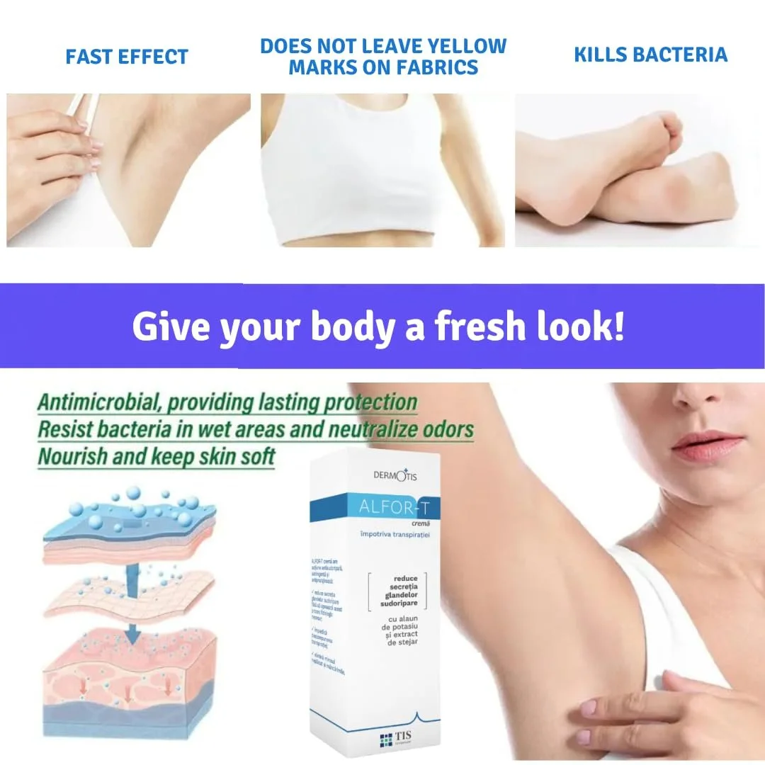 Крем-антиперспирант Alfor-T Creme Stop Sweat Для подмышек, рук и ног 20 мл, фото №6