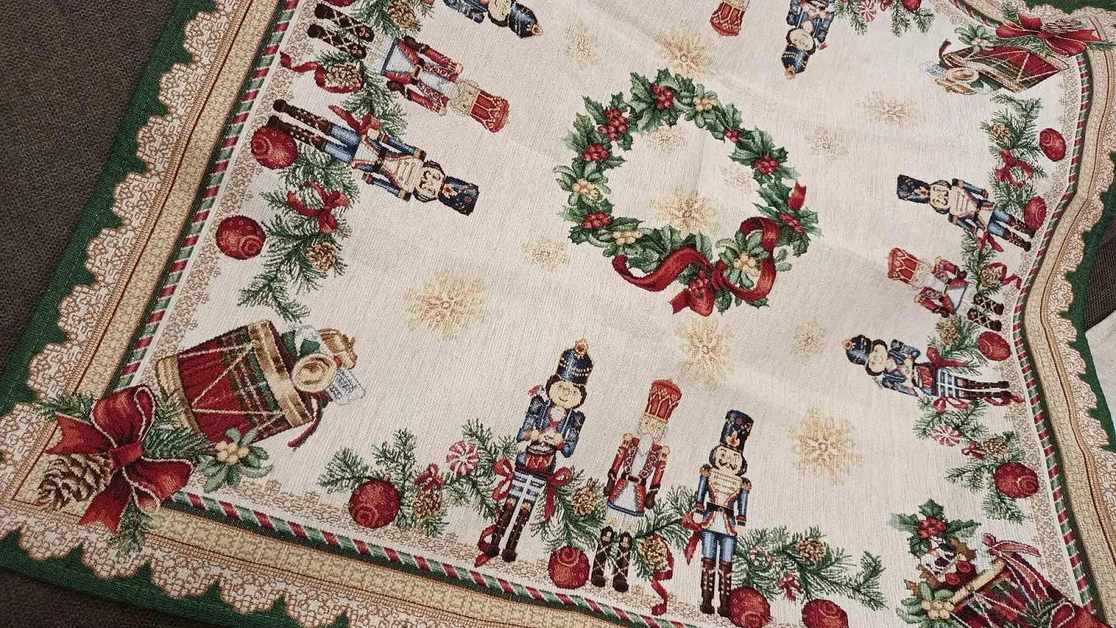 Ранер Nutcracker Tapestry 90 x 90 см Натуральний, фото №2