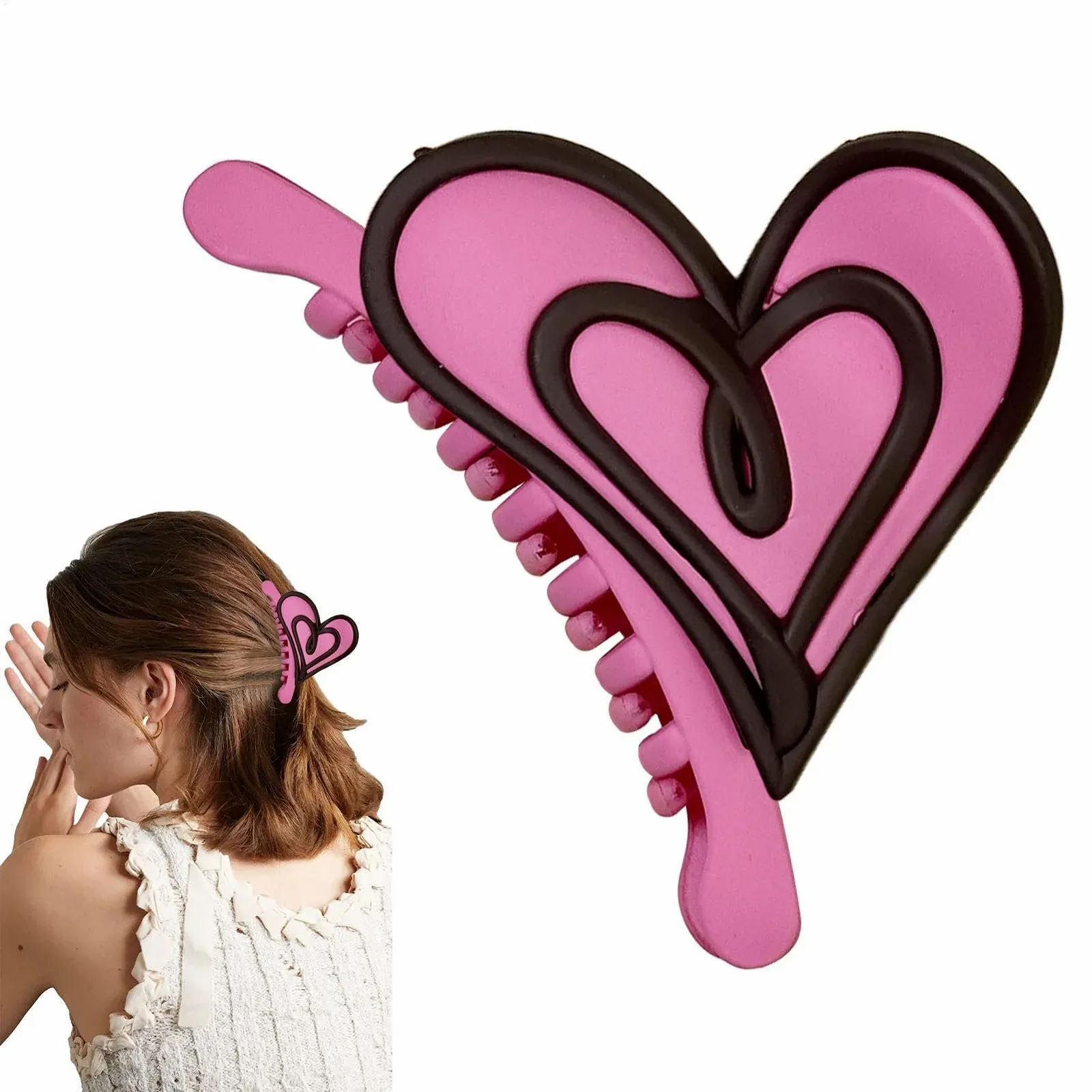 Заколка для волос для длинных волос, крабовый зажим для волос для женщин, прочный держатель для хвостика для женщин, яркие цвета, фото №6