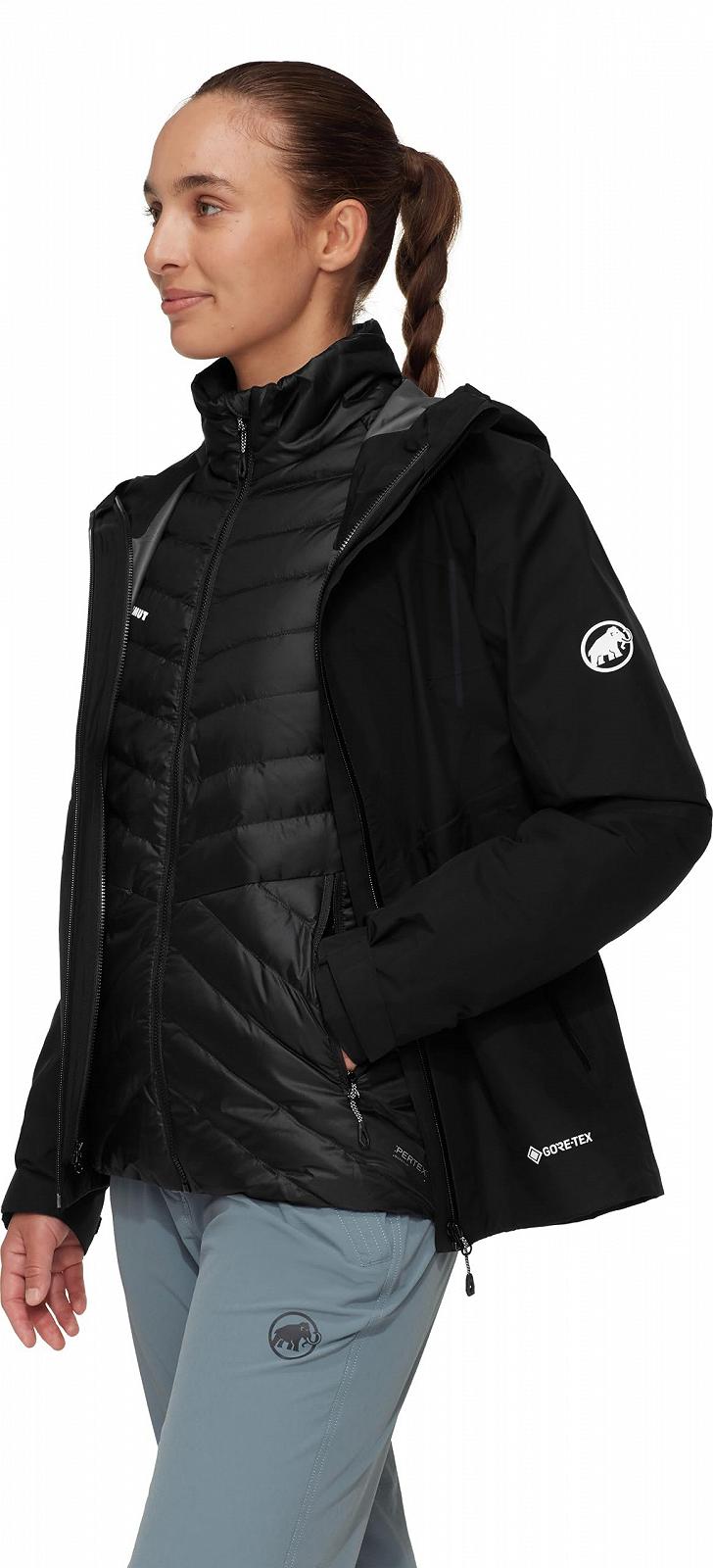 Куртка Mammut Женская Convey 3 в 1 Hs Hooded Hardshell Double, фото №3