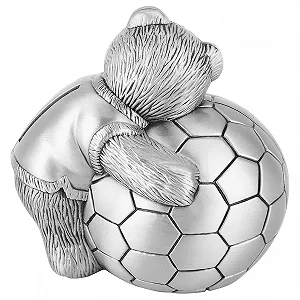 Копилка Медведь с футбольным мячом Сплав synthetic.ua - Фото 1