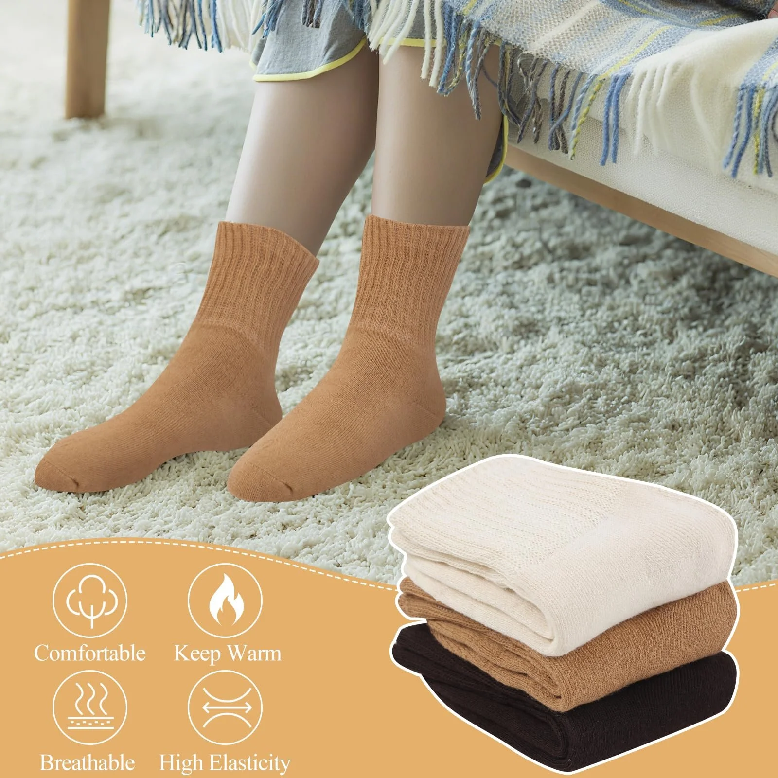 Жіночі термошкарпетки (3 пари), фото №3