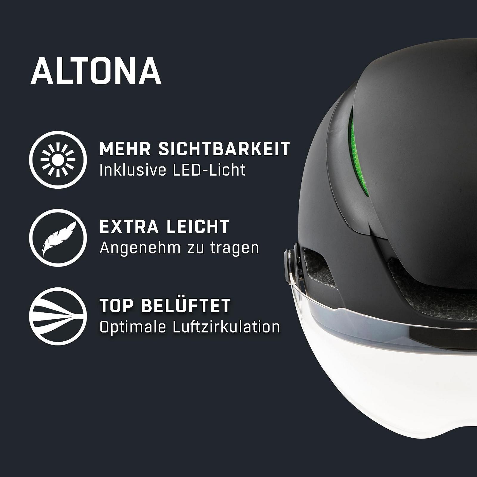 Шлем ALPINA Altona M Charcoal/Anthracite Matt 2021, фото №2