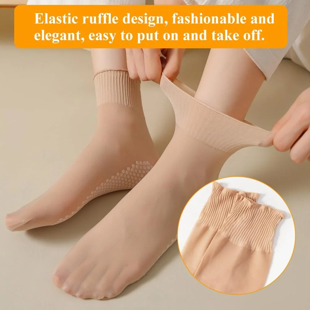 Жіночі нейлонові панчохи Nude, розмір 37-40, 6 пар, фото №3 Жіночі нейлонові панчохи Nude, розмір 37-40, 6 пар, фото №3