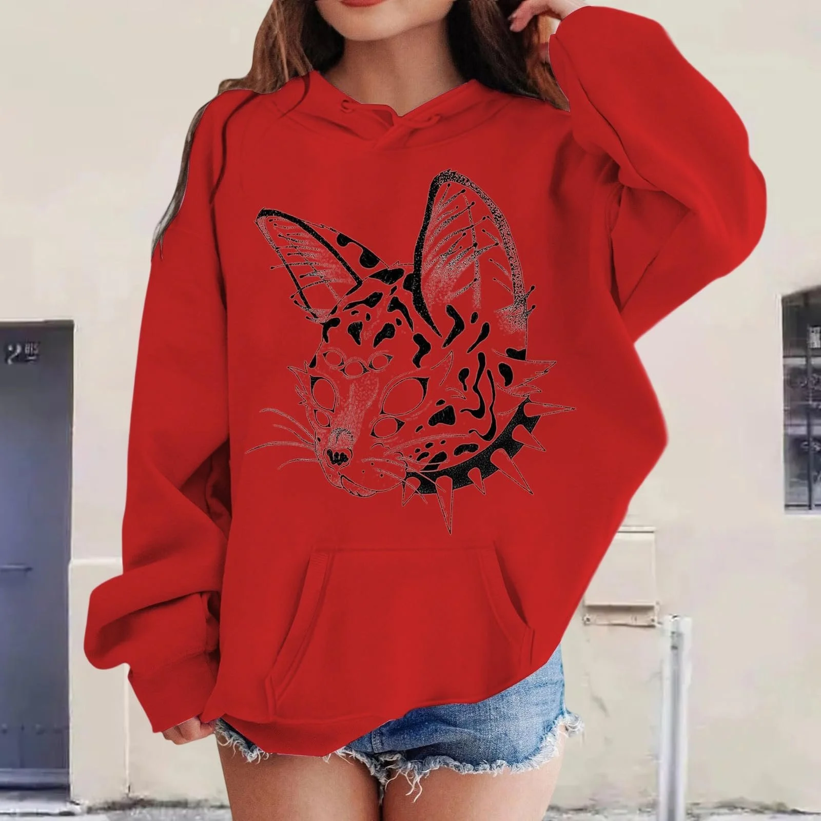 Толстовка с капюшоном (худи) для мальчиков 176 - S с модными карманами и декоративными молниями, из флиса, для детей от 3 до 12 лет, фото №3