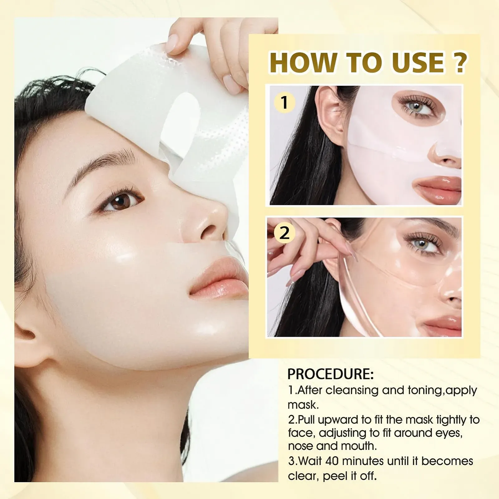 Маска Allony Муцин Равлика Advanced, Нічна Колагенова, фото №3